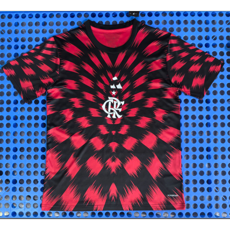 25-26 플라멩코 레드와 블랙 트레이닝 유니폼