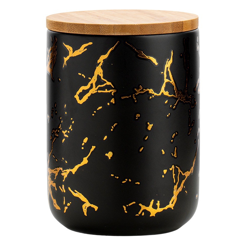 Nordic cerámica sellada tarro cocina granos de almacenamiento de alimentos tarro de almacenamiento tarro caramelo tarro café té tarro sellado caja