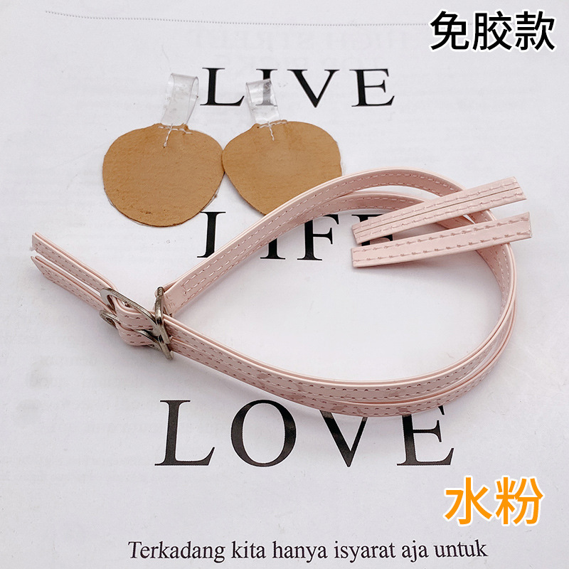 Installation-free lace-up high heel shoes anti-fall heel artifact 2023 new basic roll daily commuter high heel strap Installation-free lace-up high heel shoes anti-fall heel artifact 2023 new basic roll daily commuter high heel strap