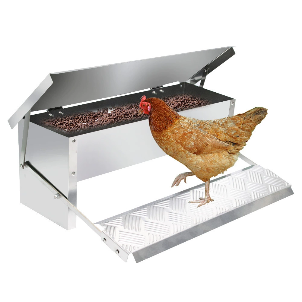 Кормушка для кур педального типа, принадлежности для птицеводства, непромокаемое и защищенное от грызунов устройство для кормления кур, автоматическая кормушка для кур, автоматический инструмент для кормления кур.