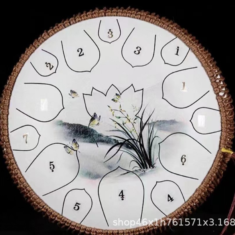 [14 inch 15 tone] Carbon steel painted orchid