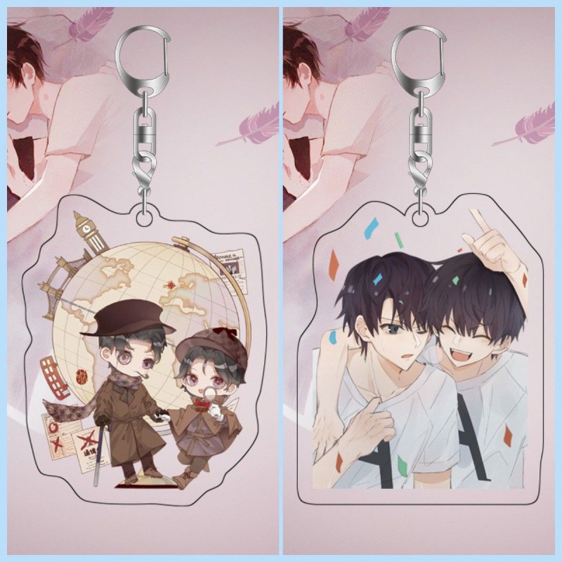 (2개) SHENGWANGJIANG TIM SUMU LI TANMEI 팬들이 선물을 걸고 주변의 아크릴 열쇠 고리