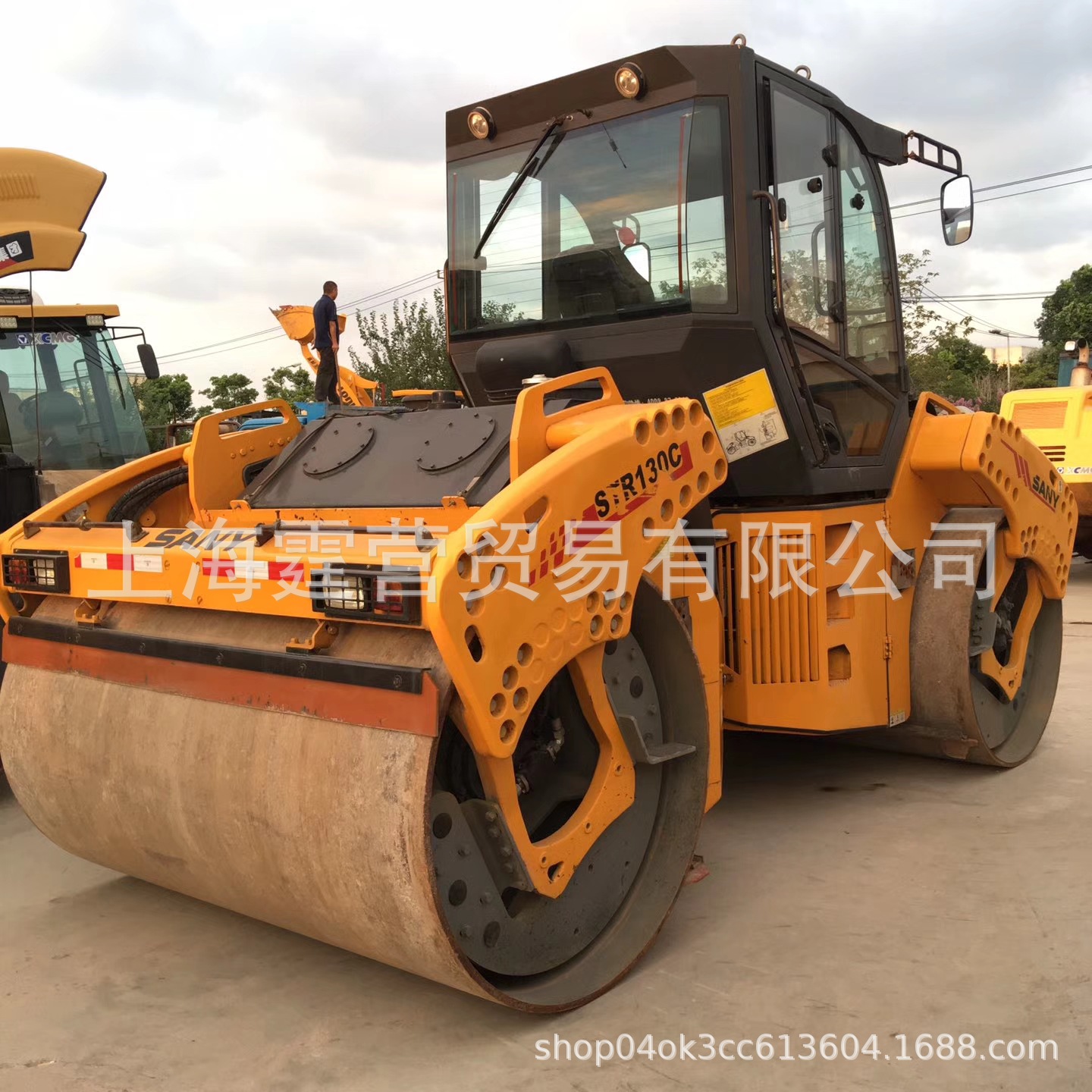 现货出售：二手双刚轮压路机  二手三一13吨双刚轮压路机品质保证