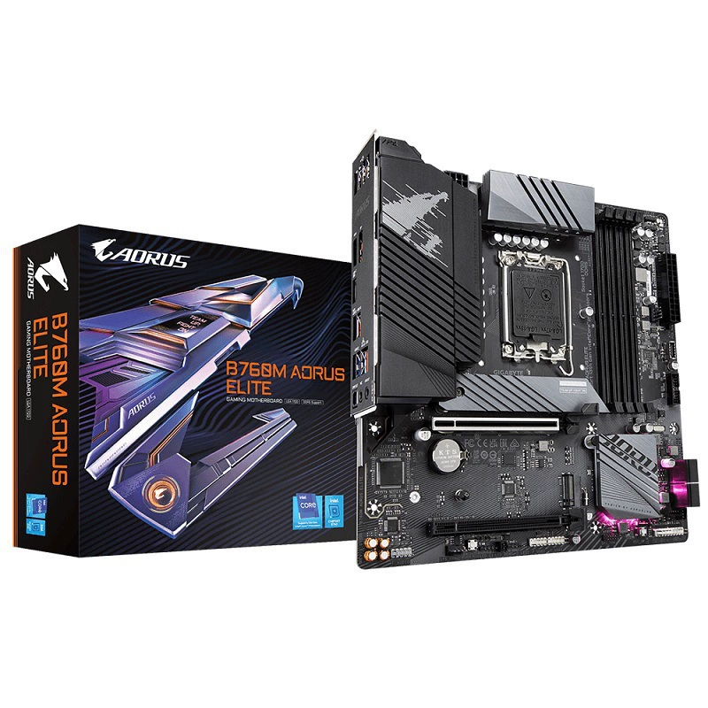 Материнская плата Gigabyte B760M AORUS ELITE D5 для настольного ПК, подходит для CPU 13400/13600KF