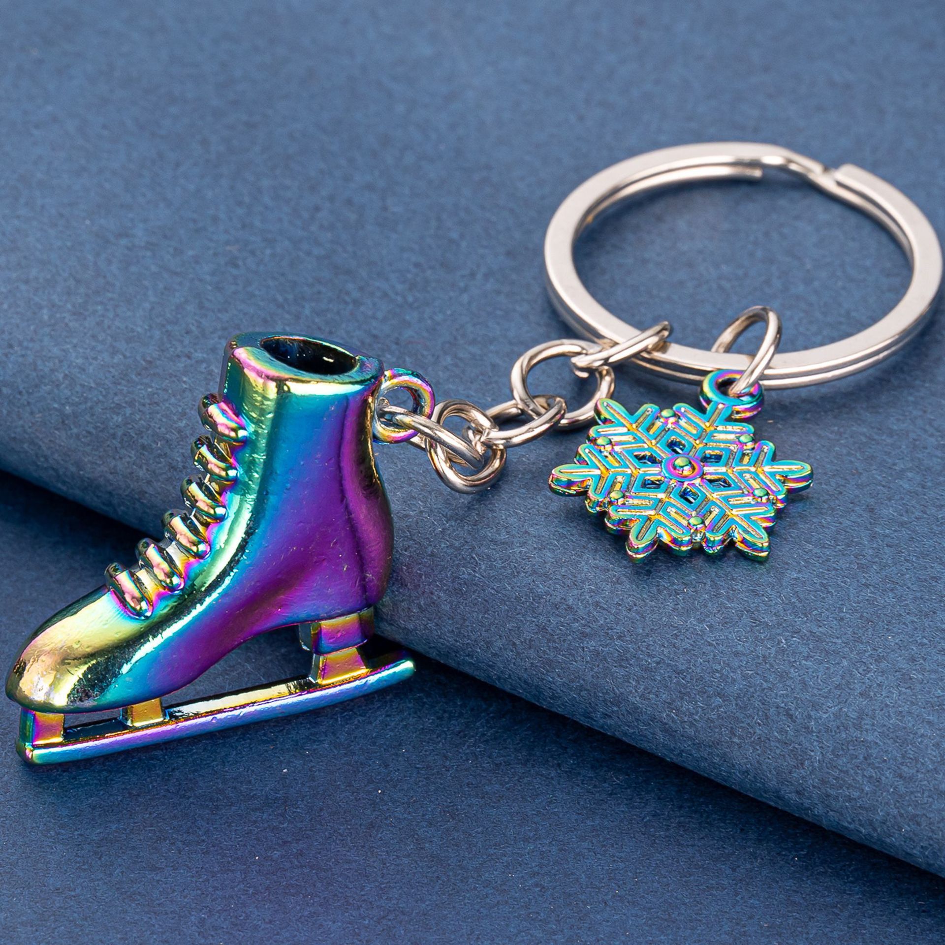 Winter Ski Skates Keychain Skate Shoes Skate Shoes Pendant Sleigh Competition Small Gift Games