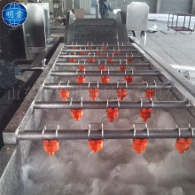 桑芽菜气泡清洗机 全自动蔬菜清洗流水线 明贵连续洗菜机器