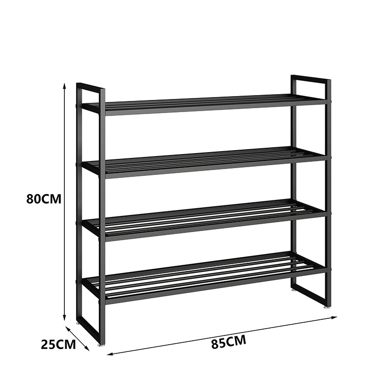 블랙 4 층 85*25*80CM