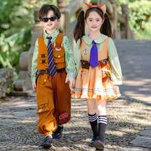 女童狐狸衣服儿童表演服秋季2025新款男童疯狂动物城警官演出