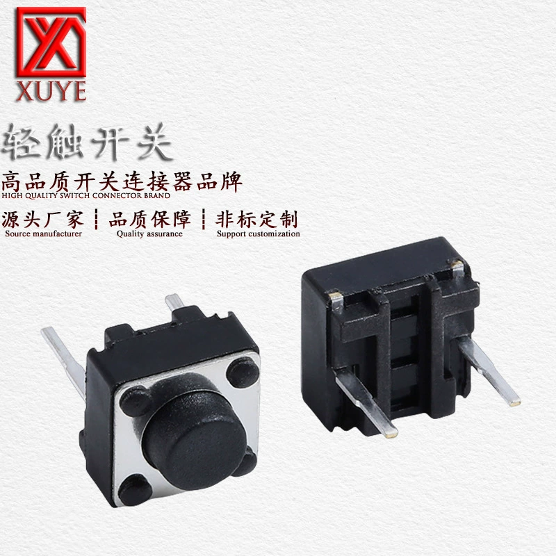 Вертикальная кнопка 6*6 средняя и двухногая высота прикосновения может установить высокую долговечность