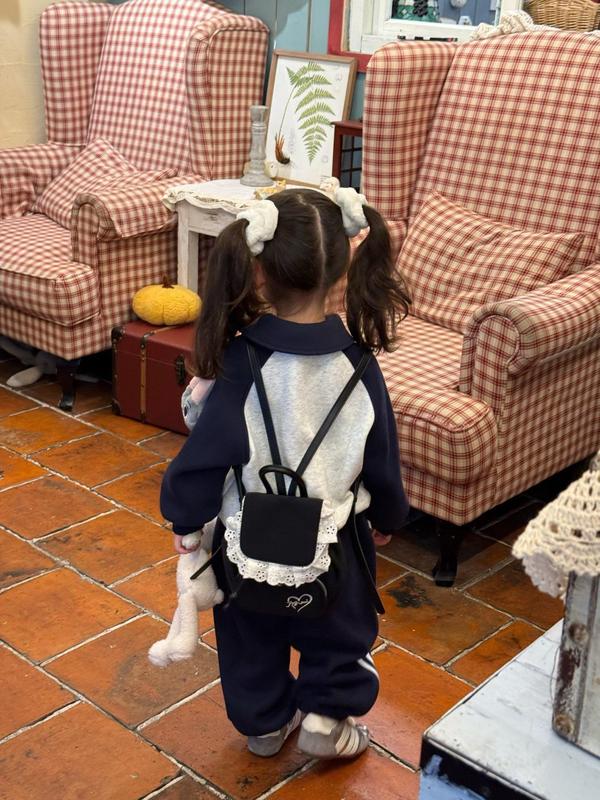 儿童童套装2025冬季新款加绒卡通兔子卫衣女宝宝可爱卫衣卫裤套装|undefined