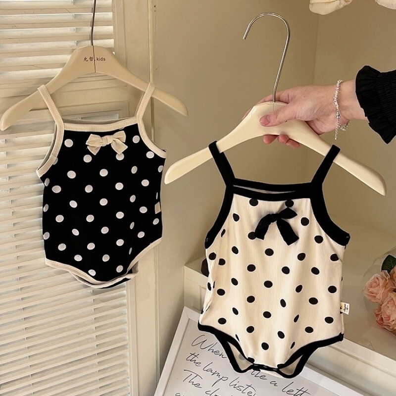 Baby Clothes, Summer Jumpsuit, Thin Sleeveless Bag, Cute Bow, Baby Girl Sling, Romper