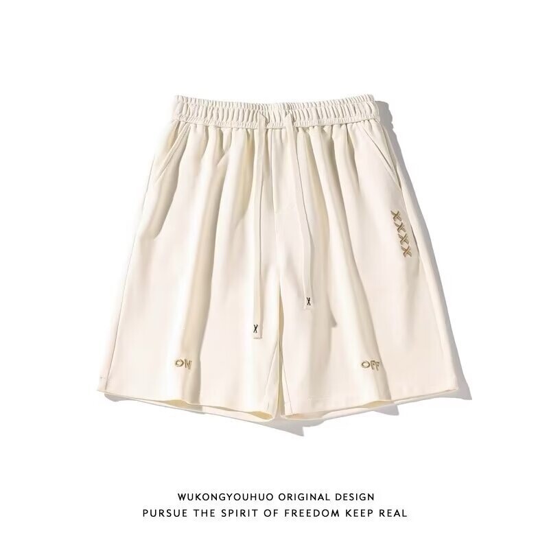 Heavyweight Men's Summer Thin American-Style Basketball Shorts, Casual Loose Trendy Versatile Five-Point Pants