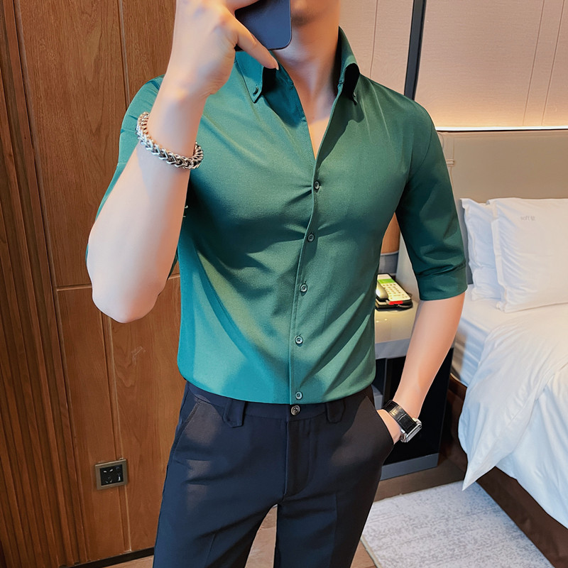 녹색 중간 소매