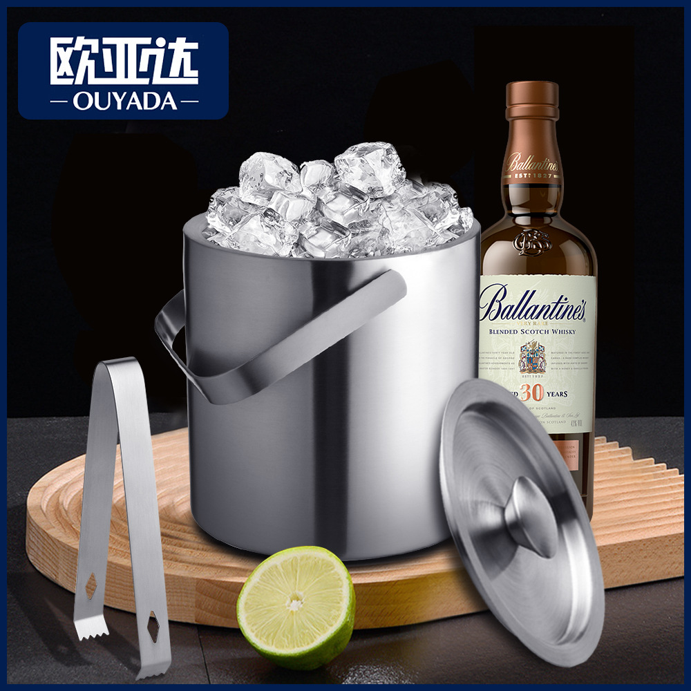 Small ice bucket stainless steel