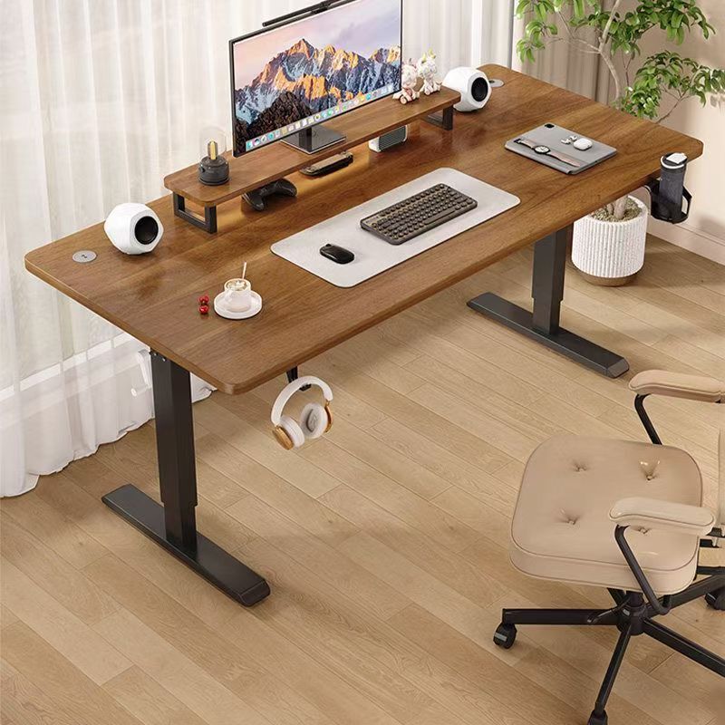 Hand-Cranked Adjustable Desk for Home Use, Standing Work and Gaming Desk, Simple Bedroom Student Study Desk, Desktop Computer Desk Hand-Cranked Adjustable Desk for Home Use, Standing Work and Gaming Desk, Simple Bedroom Student Study Desk, Desktop Computer Desk