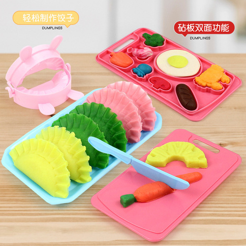 Dropshipping Piggy Noodle Maker Ice Cream Plasticine Set Children's Color Clay Toys Light Clay Wholesale