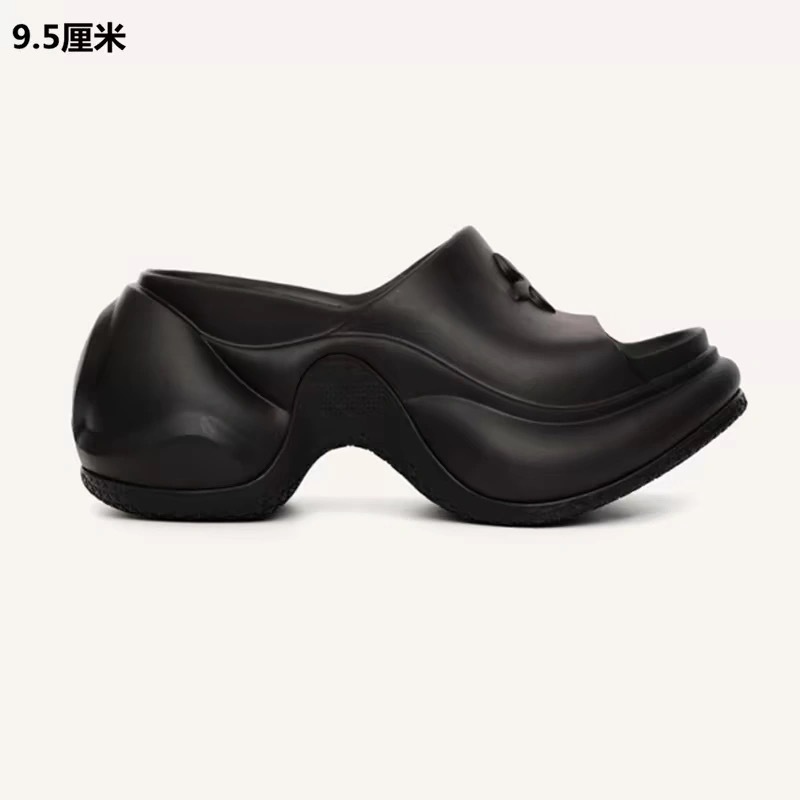 厚底拖鞋女2025十字花松糕厚底增高小个子外穿新款一字凉拖女批发|undefined
