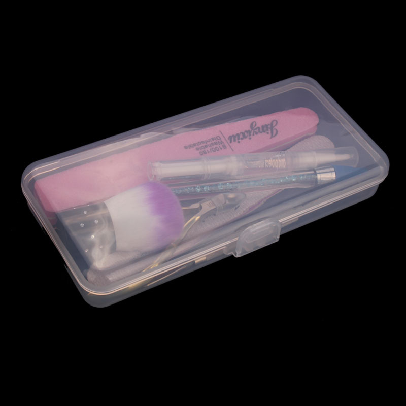 Caja de herramientas de manicura especial transfronteriza nueva engrosada caja de almacenamiento de herramientas de joyería resistente a caídas caja de set de suministros de manicura