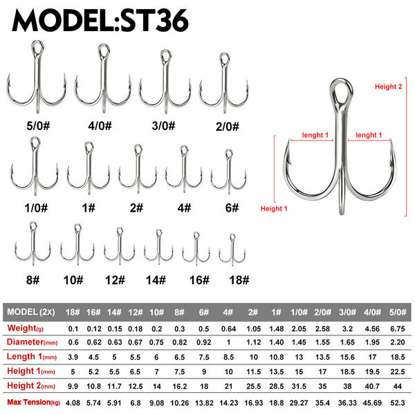 PRO Beros Liangxi Three Hooks with Spikes and Anchor Hook twice…