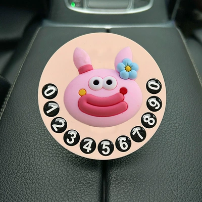 Temporary Parking Sign Creative Cute: Nömrəli dayanma kartı - cute-cartoon-06-parking-signs