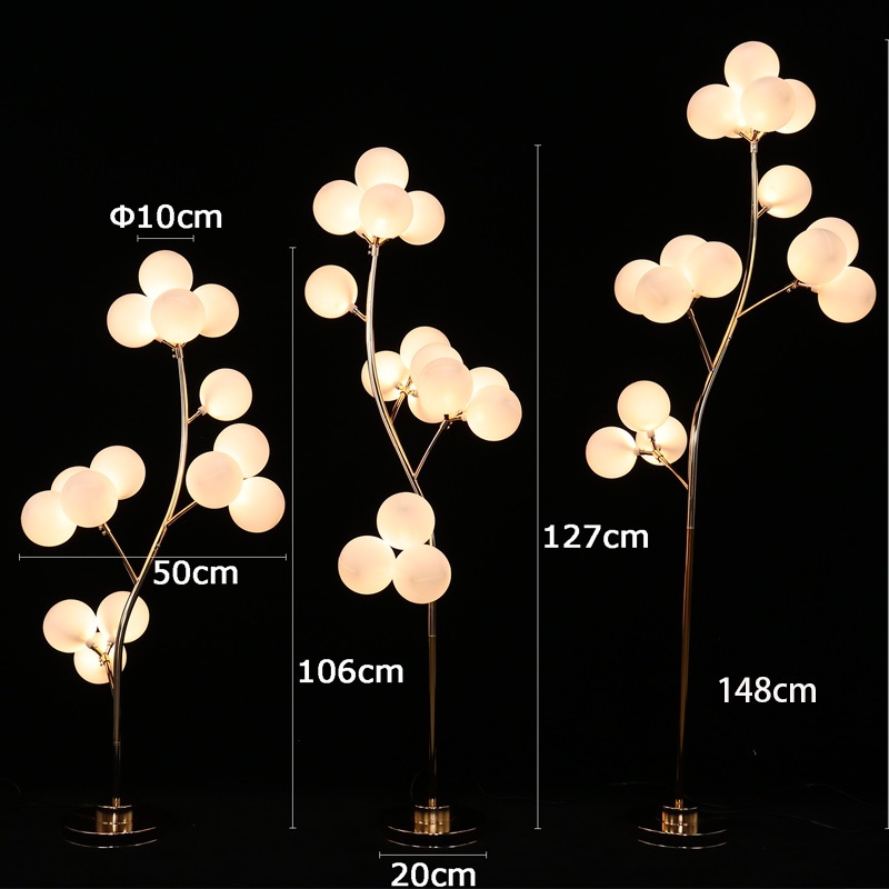 Algodón guía de carretera traje de tres piezas accesorios de boda decoración de hierro diseño de la escena del escenario bola luminosa artesanía guía de carretera