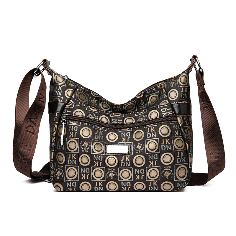 Bolsa de mujer 2023 nueva bolsa de mensajero de hombro de tela Oxford impermeable bolsa de Madre de mujer de mediana edad de gran capacidad multicompartimento