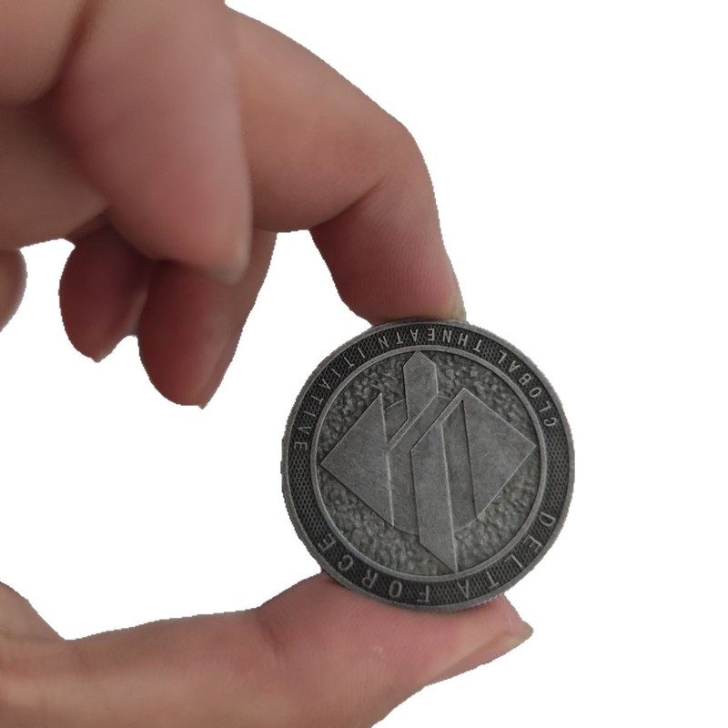 三角洲周边金属硬币游戏币实物哈夫币收藏金币桌面摆件纪念送朋友|undefined