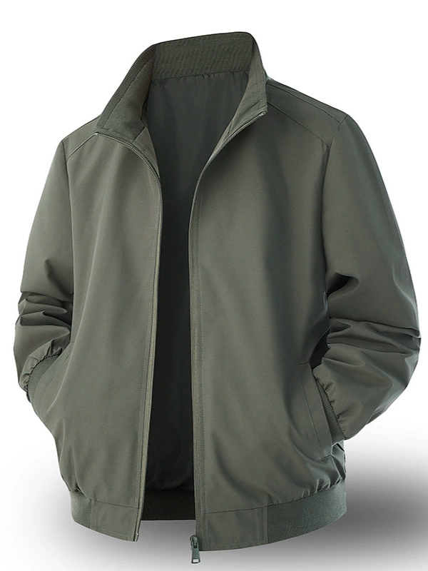 Men's spring jacket for leisure, simple and elegant design