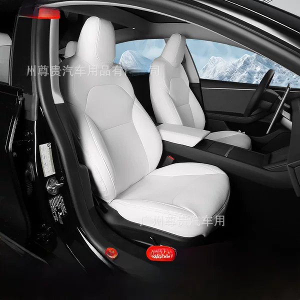 Cross-border exclusive for Tesla's new model3/Y car seat cushion Tesla leather seat cover
