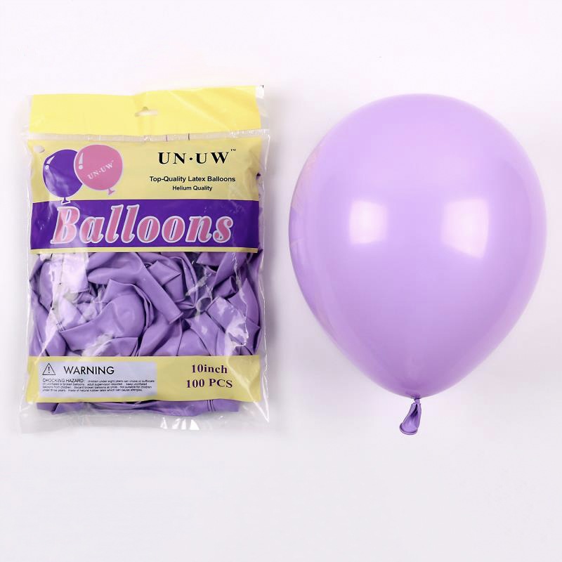 Globos de látex Haorun de 10 pulgadas y 1.5 g en colores macaron para decoración de cumpleaños infantiles y globos de helio para fiestas que flotan en el aire. image 16