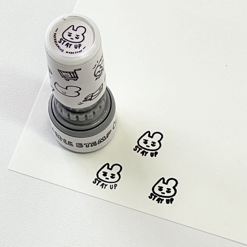迷你日常生活卡通按压式光敏印章高颜值手帐日程记录打卡diy素材|undefined