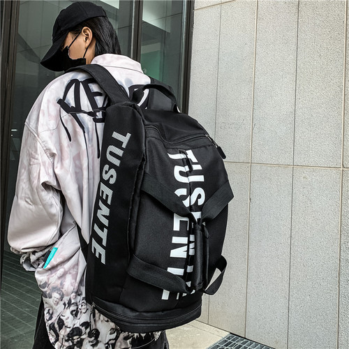 Backpack men's ins Japanese men's trendy brand large-capacity casual travel bag luggage backpack female college student school bag