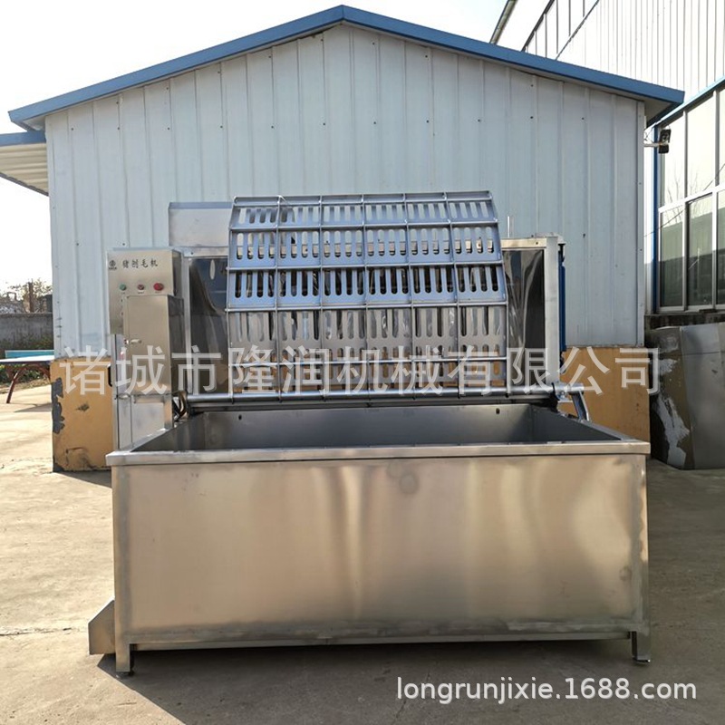 厂家供货全自动猪刨毛机 200型整猪烫池打毛机 脱毛干净不伤皮肉