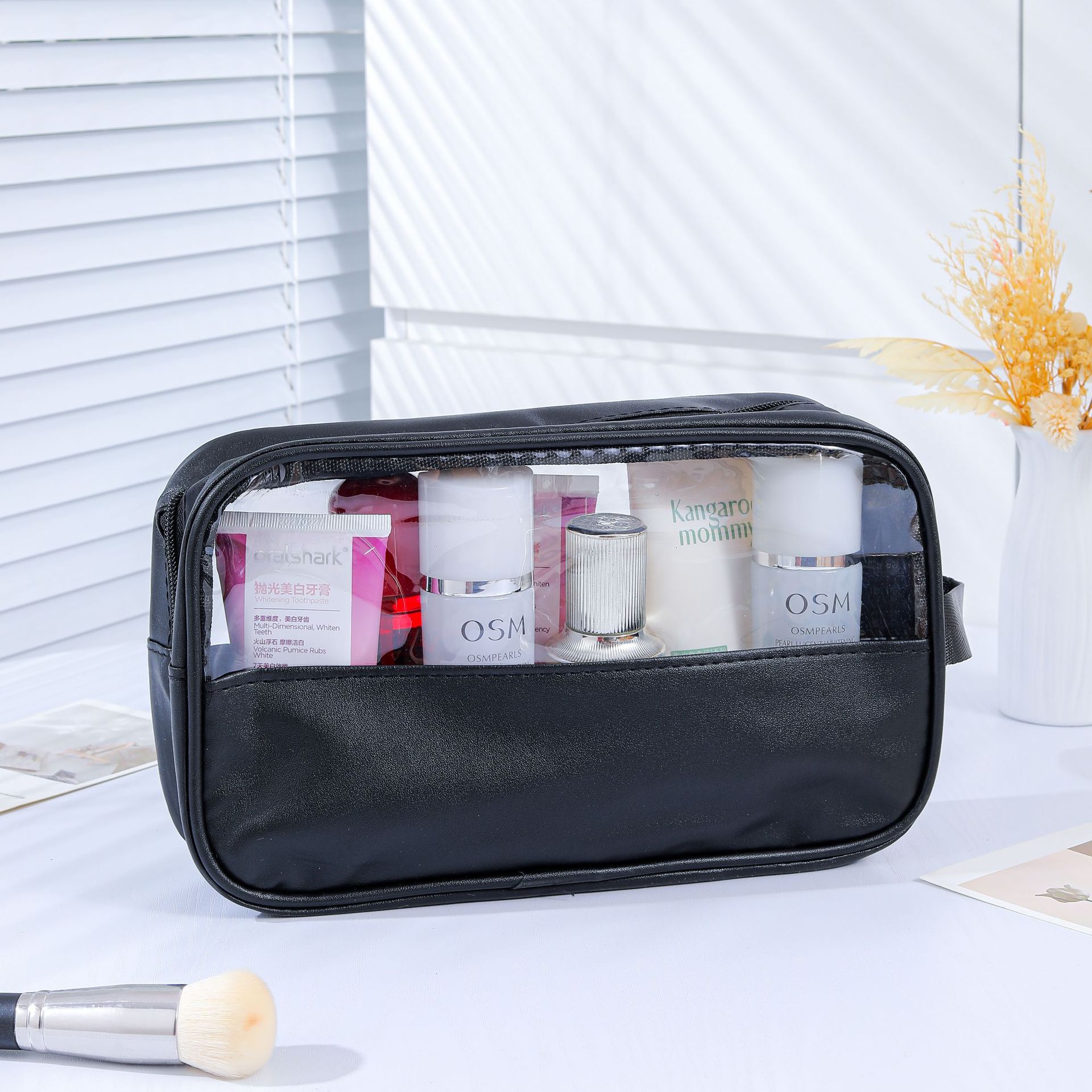 Bolsa de baño portátil de alta calidad, baño portátil, natación, playa, viaje, bolsa de almacenamiento de artículos de higiene y maquillaje de gran capacidad