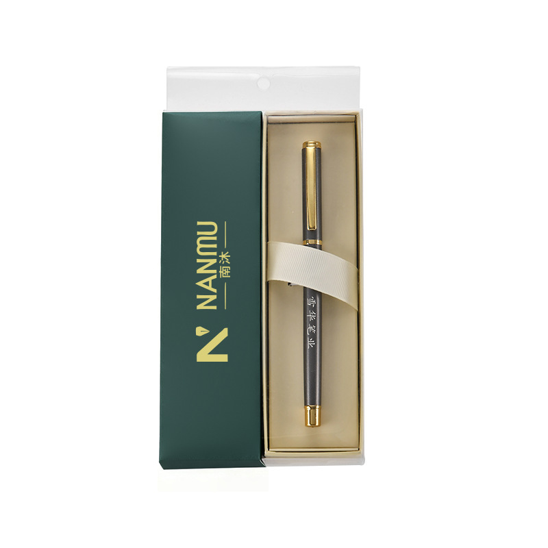 Traje de regalo de negocios de alta gama gel pluma almacenamiento caja de embalaje personalizado Firma única pluma caja de regalo publicidad pluma