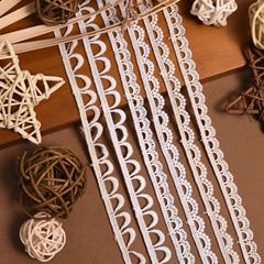 Fabric edge trim, dog-tooth and crescent moon curved edge accessories, single straight edge 1cm lingerie accessories, clothing accessories trim