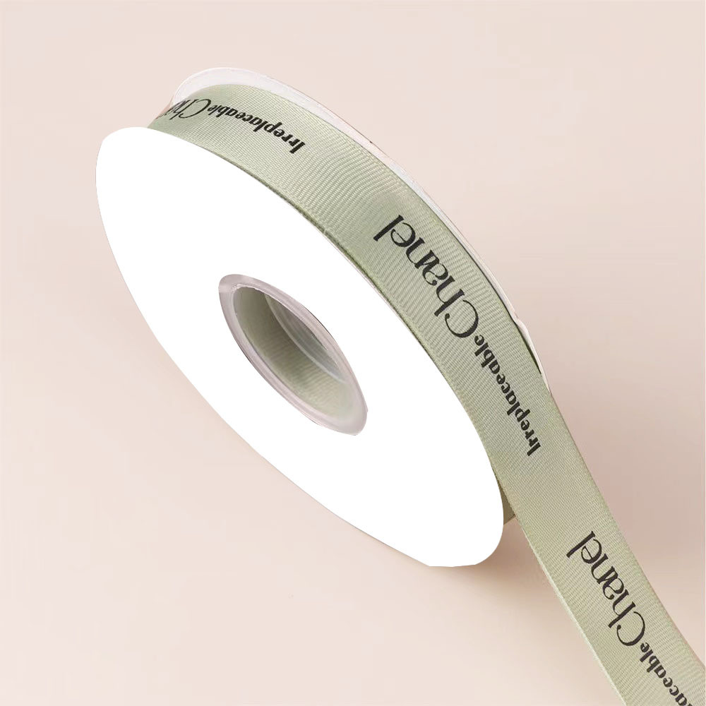 Cinta inglesa de 2,5 cm de poliéster con embalaje de arco de regalo para hornear Cinta de regalo cinta de embalaje de flores al por mayor