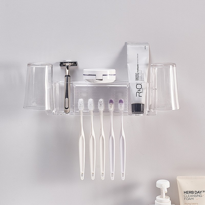 Set di articoli essenziali per la casa: dentifricio, collutorio, porta spazzolino e bicchiere 12019_voghion.com