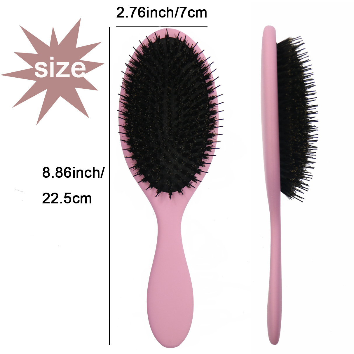 豬鬃毛美發(fā)梳 防靜電順發(fā)梳 氣囊氣墊梳 網(wǎng)紅按摩梳 破結(jié)造型梳