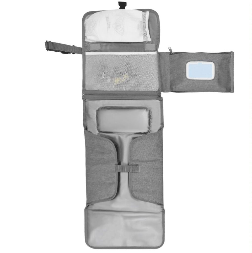 Almohadilla para pañales para bebés, impermeable y a prueba de orina, multifunción con toallitas húmedas, almohadilla para cambiar pañales para bebés, almohadilla para cambiar pañales para salidas convenientes