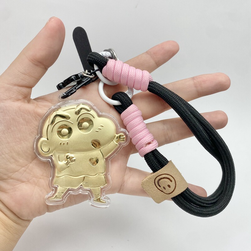 水貝人気ラブブゴールドキーホルダー LABUBU バッグペンダントパンダペンダント携帯電話チェーン漫画卸売|undefined