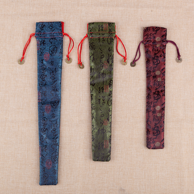 7寸8寸10寸男扇扇套精品折扇扇袋绢扇折扇精美锦缎扇套厂家直销