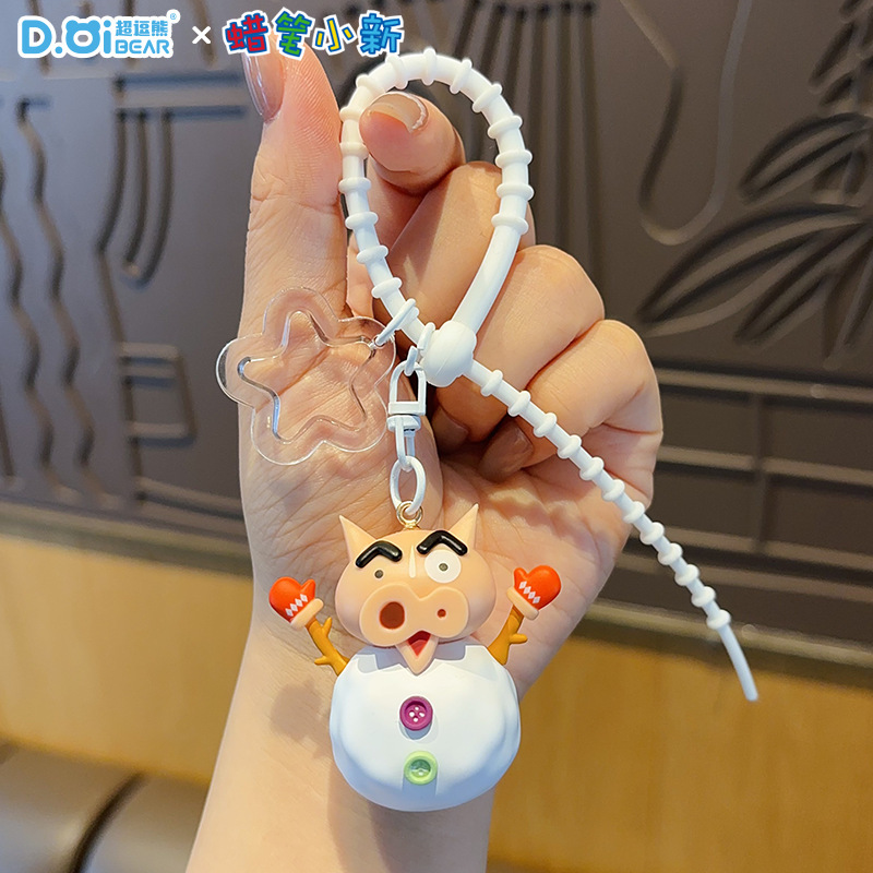 本物のクレヨンしんちゃん雪のロマンスシリーズブラインドボックス装飾品しんちゃん周辺アニメトレンドデスクトップ装飾品フィギュア|undefined