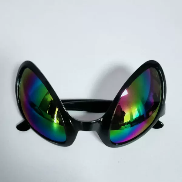 Adult Men's and Women's Sunglasses Europe and America Funny Sand Sculpture Sun Protection UV Protection Mars Alien Party Ball Sunglasses