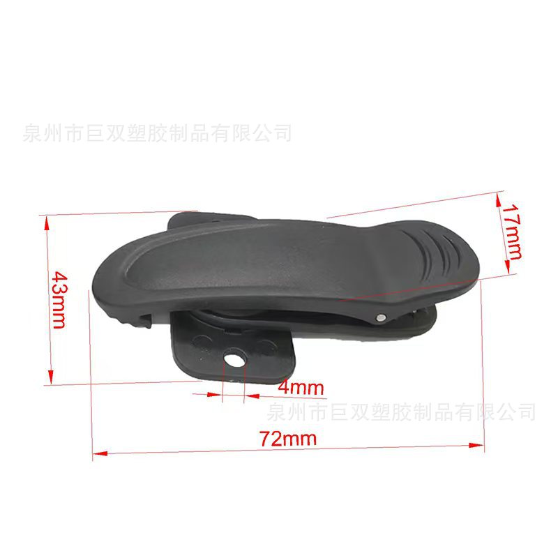 Manufacturers in stock high quality plastic belt clip webbing clip waist clip dog pet silicone waist clip