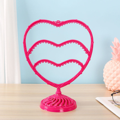 Creative heart-shaped piano jewelry hanger long and short earrings earrings jewelry store display rack home cute storage rack plastic