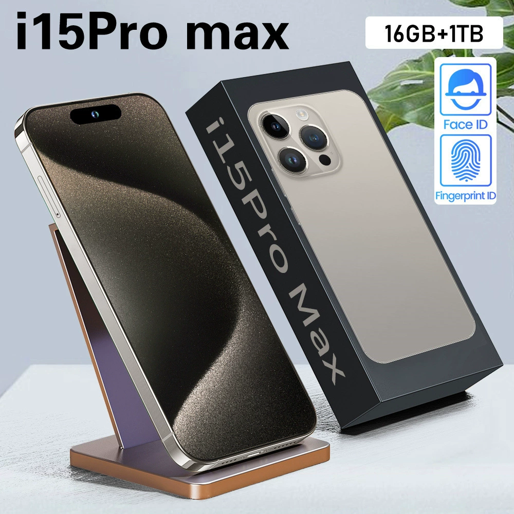 Mobile phone pro (i15 Pro Max), Android 4G, 3" display, Black/White/Gold/Blue