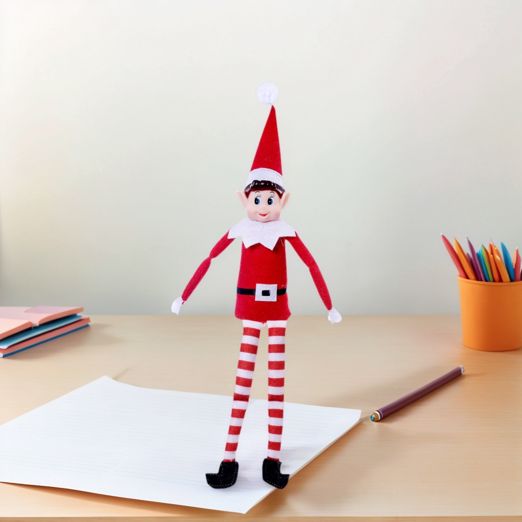 Nuevos productos transfronterizos Nose larga de Navidad Muñeca de elfo de piernas largas Muñeca de postura sentada Decoración de estantería Lote de decoración de muñecas