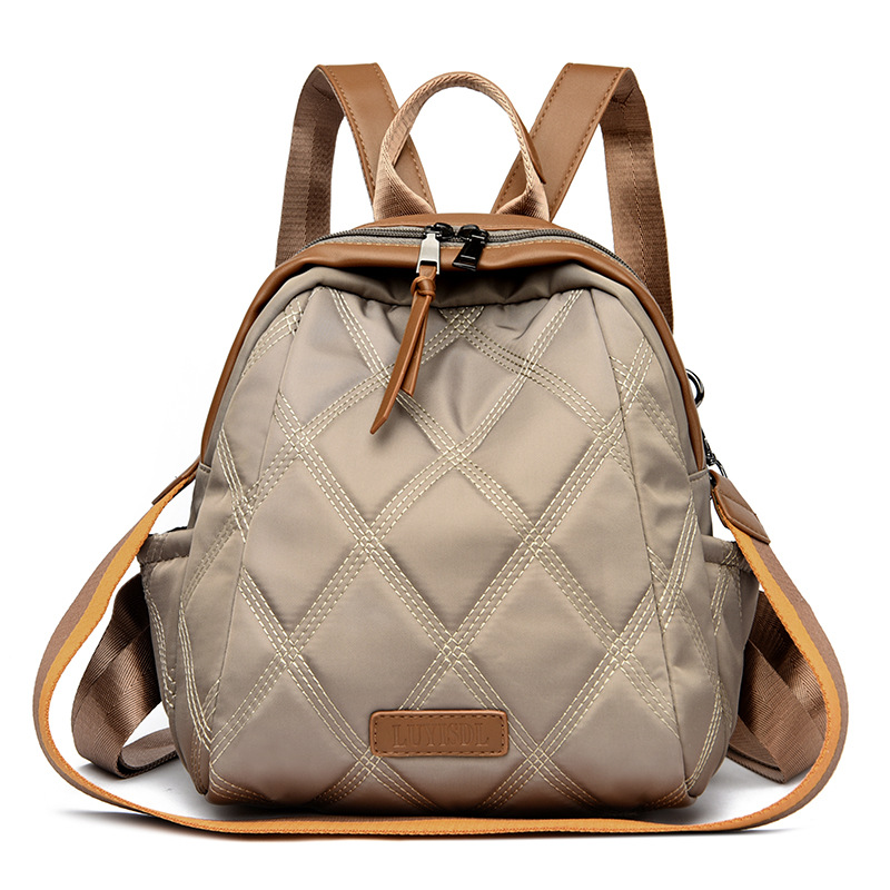 Mochila de moda coreana popular de mujer, bolsas de mujer de color sólido simple, nueva moda de comercio exterior, mochila de viaje.
