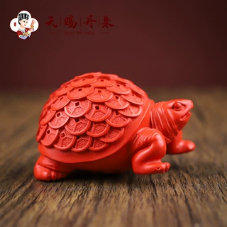 朱砂吊坠正品贵州朱砂摆件金钱龟朱砂饰品工艺品家饰品